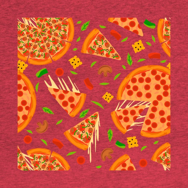 Pizza Pie by Golden Eagle Design Studio